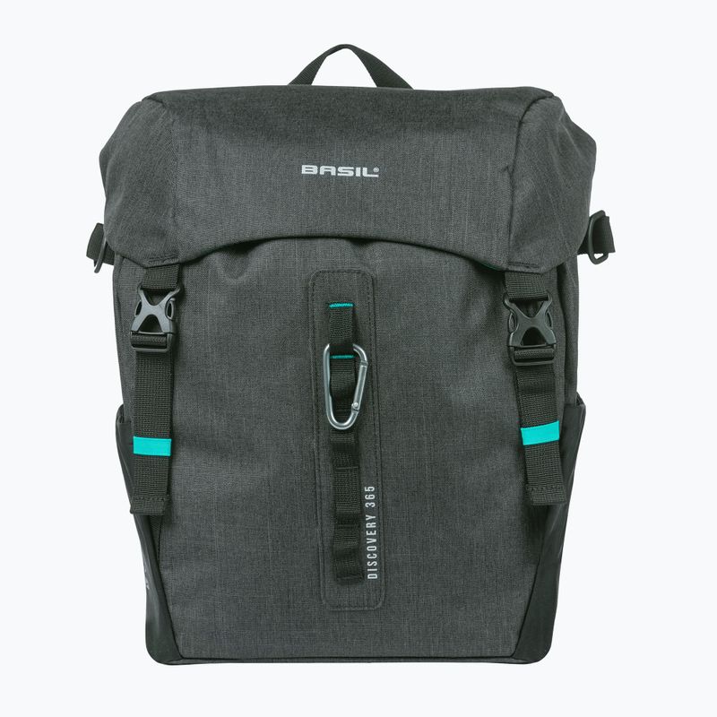 Taška na bicykel Basil Discovery 365D Single Bag 20 l black melee bike pannier