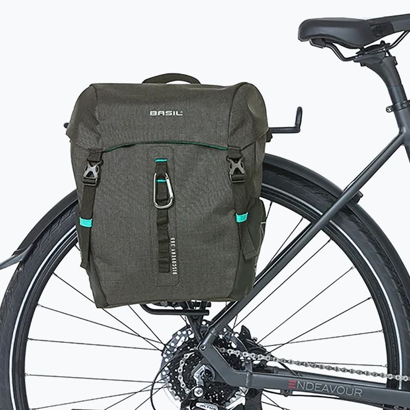 Cyklistická taška Basil Discovery 365D Single Bag MIK Hooks 9 l black mélange 5