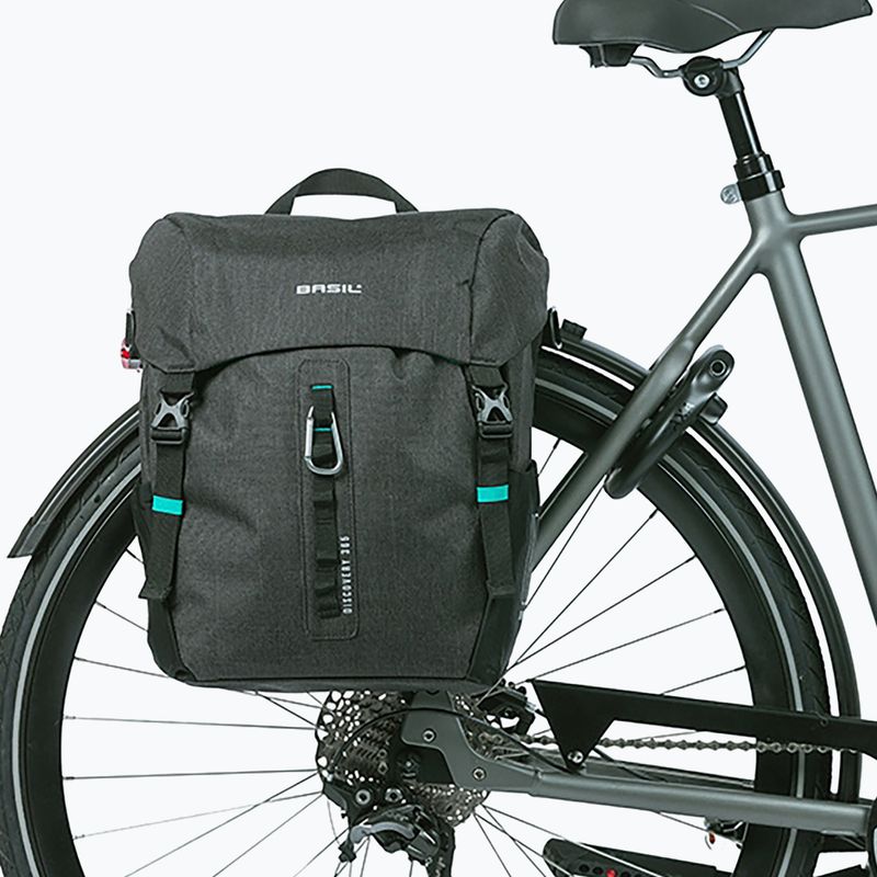 Cyklistická taška Basil Discovery 365D Single Bag MIK Hooks 20 l black mélange 5