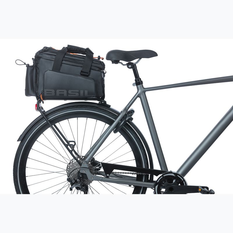 Cyklistická taška na kufor Basil Miles Tarpaulin XL Pro 9-36 l black/orange 9