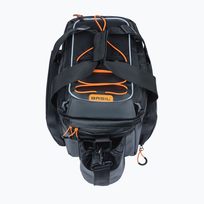 Cyklistická taška na kufor Basil Miles Tarpaulin XL Pro MIK 9-36 l black/orange 3