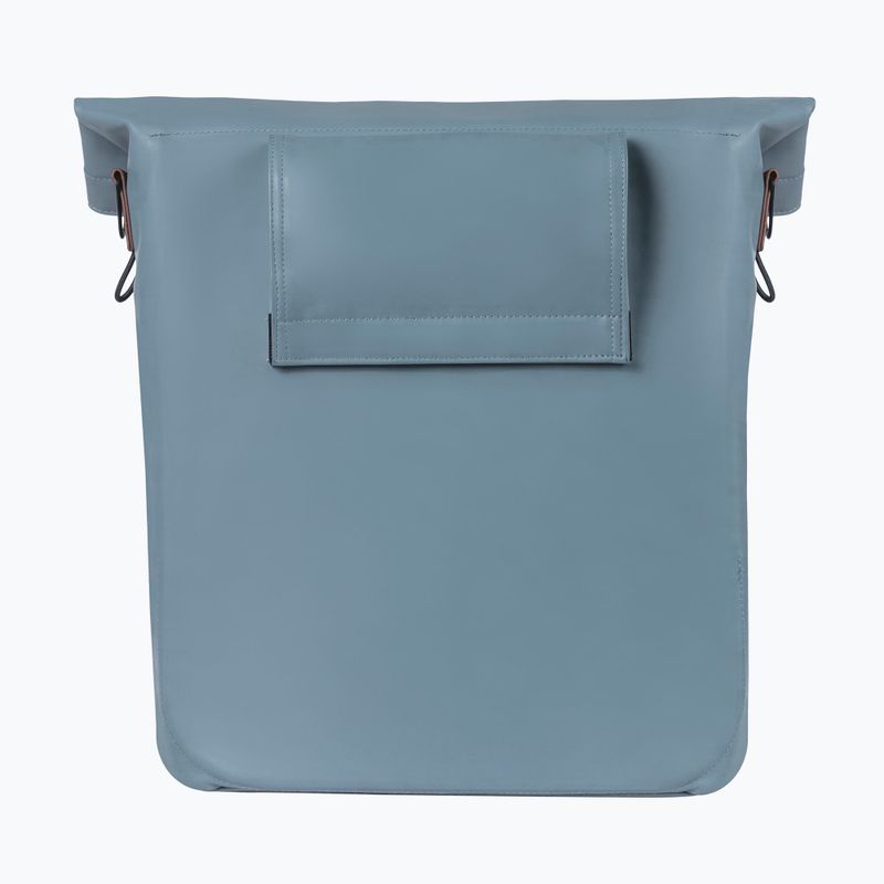 Taška na bicykel na zadný nosič Basil City Shopper z Vegan Leather 16 l modrá 3
