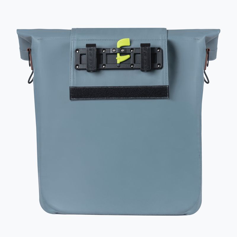 Taška na bicykel na zadný nosič Basil City Shopper z Vegan Leather 16 l modrá 4