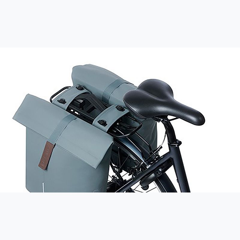 Cyklistická taška Basil City Double Bag MIK 32 l graphite/brown 6
