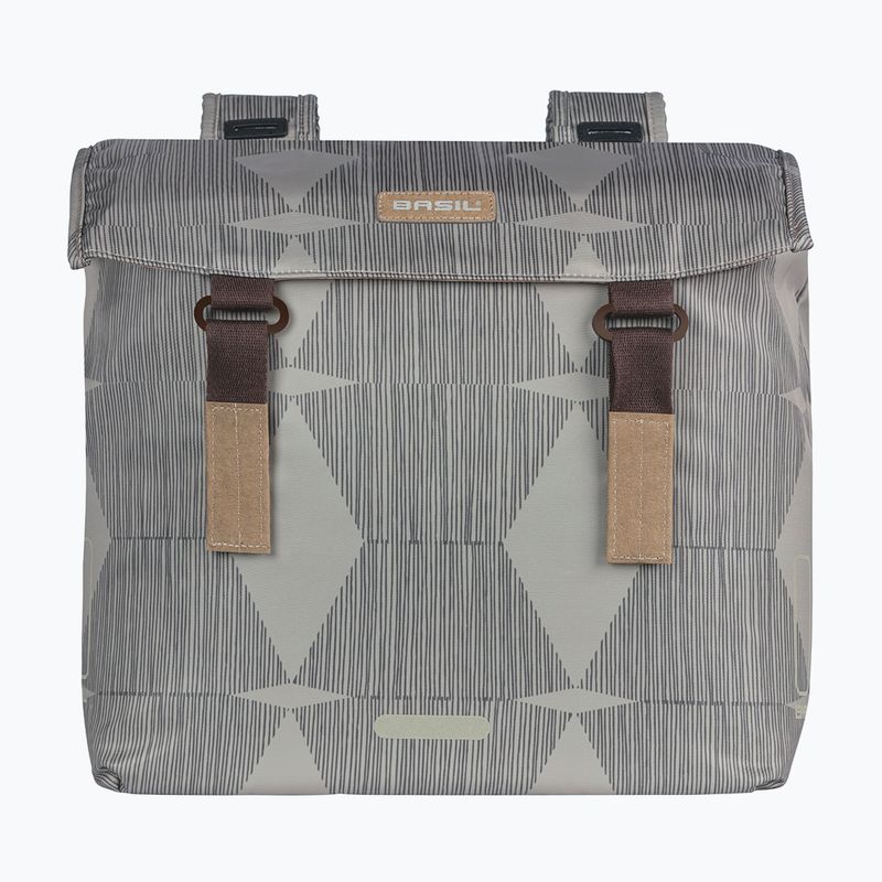 Cyklistická taška Basil Elegance Double Bag 40-49 l chateau taupe