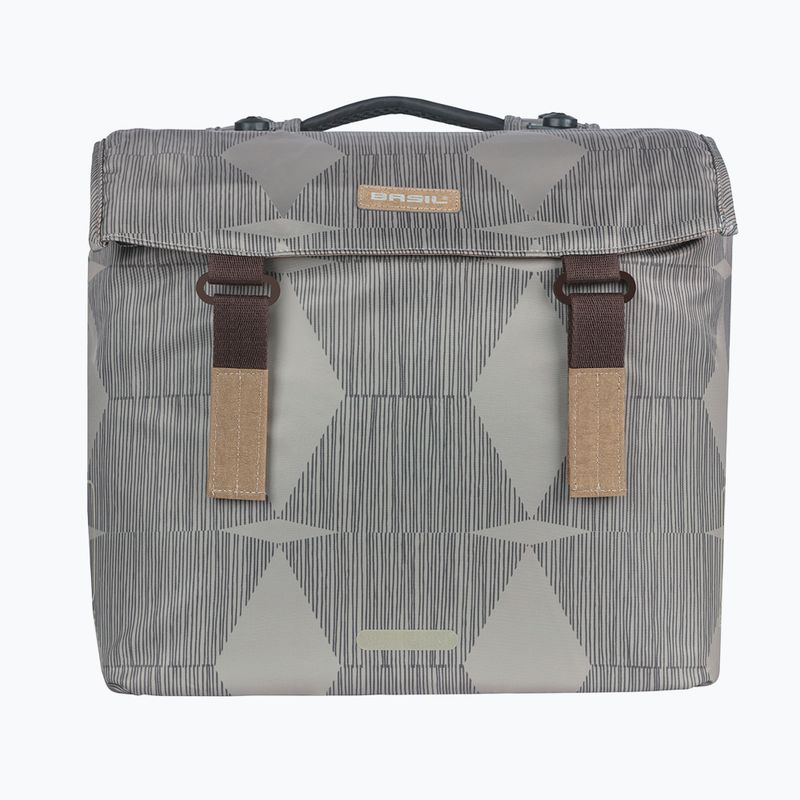 Cyklistická taška Basil Elegance Double Bag MIK 40-49 l chateau taupe