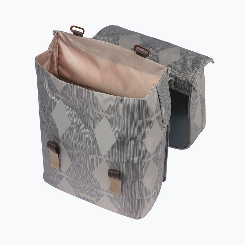 Cyklistická taška Basil Elegance Double Bag MIK 40-49 l chateau taupe 3