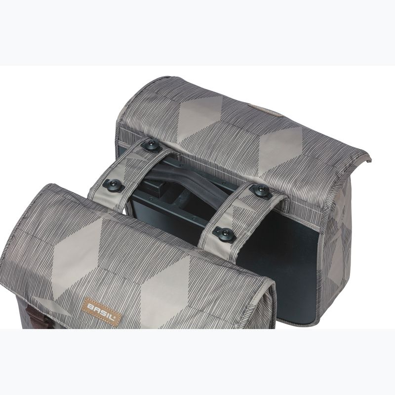 Cyklistická taška Basil Elegance Double Bag MIK 40-49 l chateau taupe 4