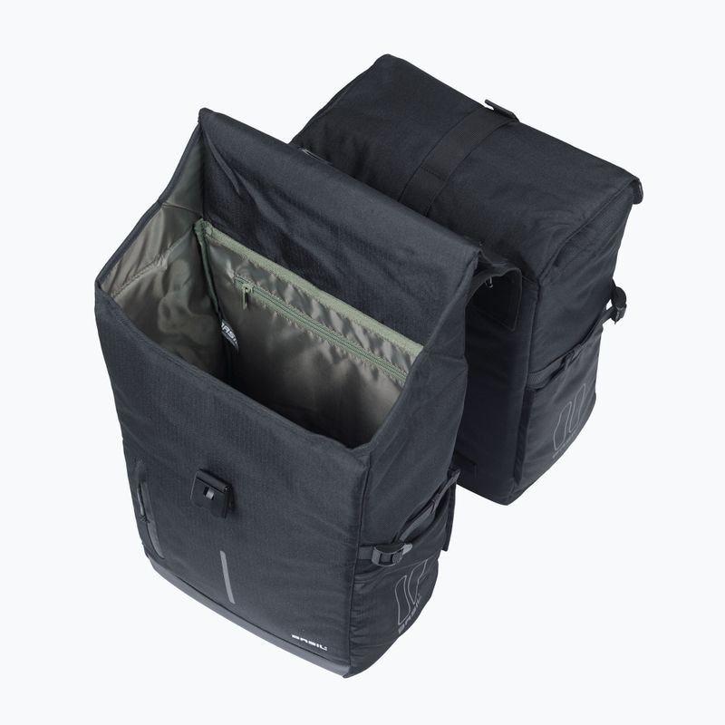 Cyklistická brašňa Basil Move Double Bag 30 l black 5