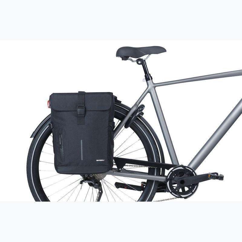 Cyklistická brašňa Basil Move Double Bag 30 l black 6