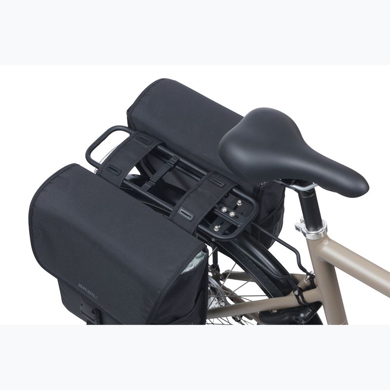 Cyklistická brašňa Basil Go Double Bag 32 l solid black 7