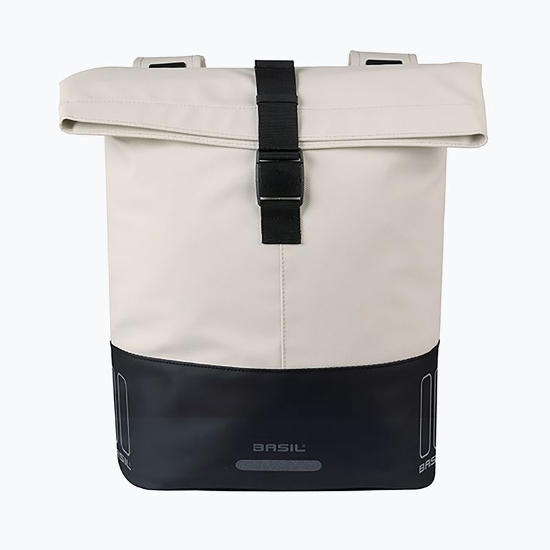 Cyklistická taška Basil Cove Double Pannier Bag 32 l off white/black 2