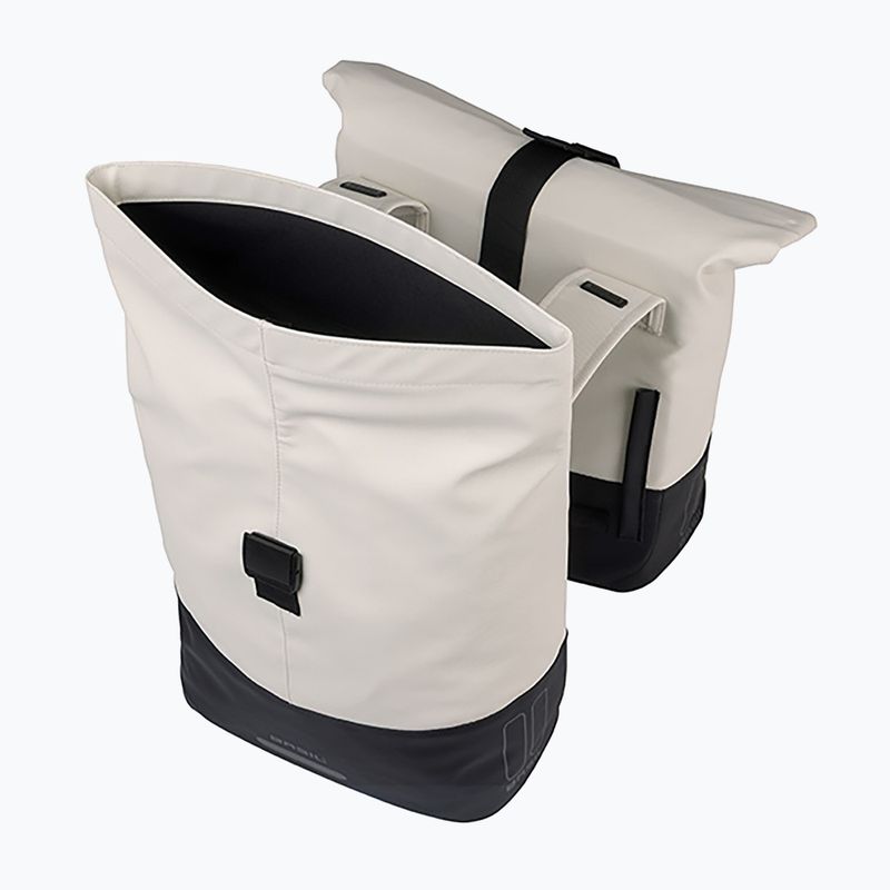 Cyklistická taška Basil Cove Double Pannier Bag 32 l off white/black 5