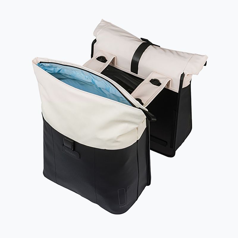 Cyklistická taška Basil Vive Double Pannier Bag MIK 35 l off white/black 4