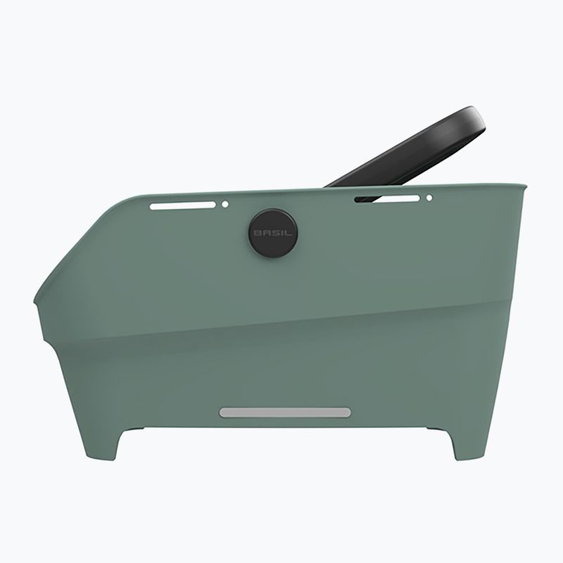 Zadný  košík na bicykel Basil Cento Neo MIK silvergreen 3