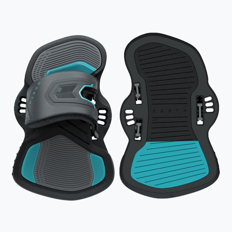 North Kiteboarding Footstraps Flex Viazanie čierna NK41119 3