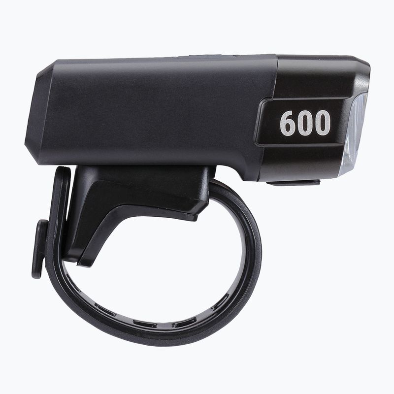 BBB Cycling NanoStrike 600 čierne predné svetlo na bicykli 4