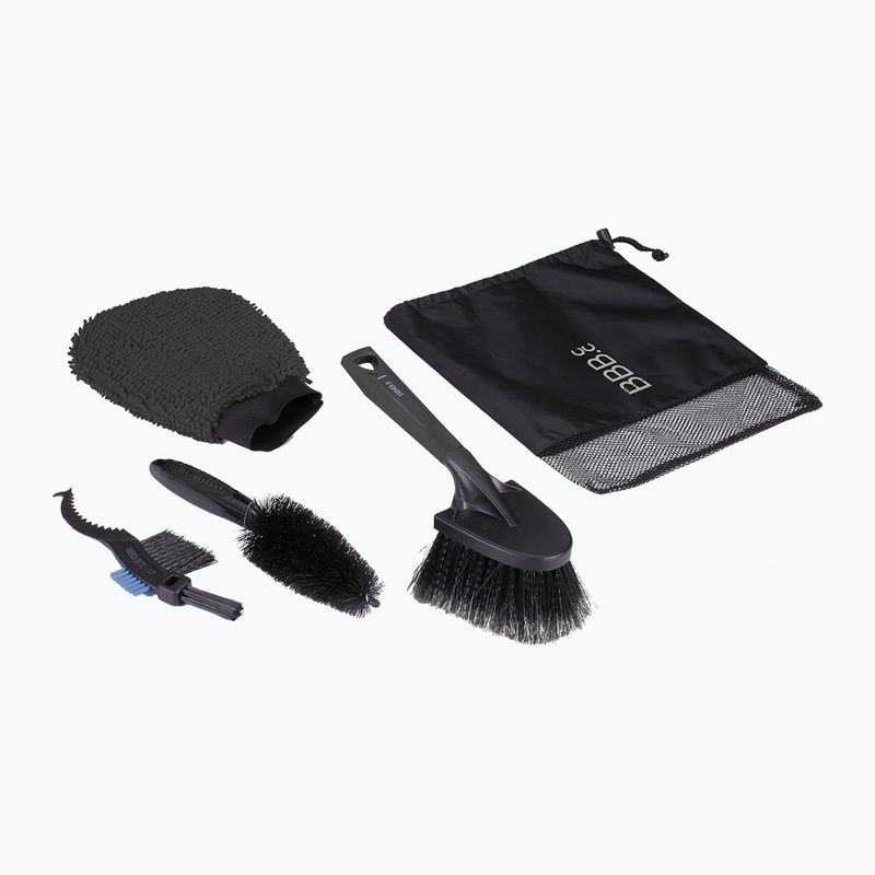 BBB Cyklistická čistiaca súprava rámov čierna 3