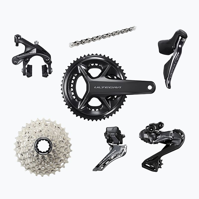 Skupina príslušenstva Shimano R8100 Ultegra Di2 ráfikové brzdy 172,5 mm/52x36T/11-30