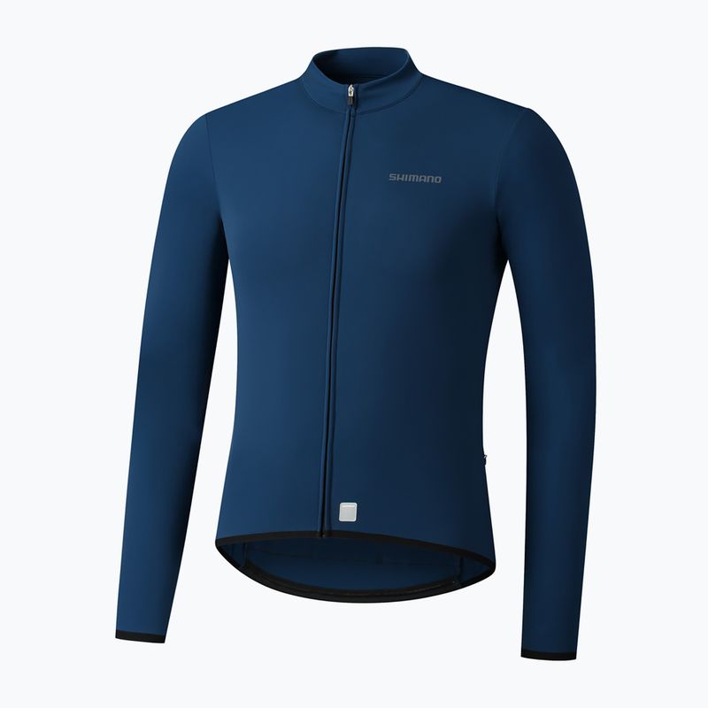 Pánska cyklistická mikina Shimano Vertex Thermal LS Jersey modrá PCWJSPWUE13MD275 5