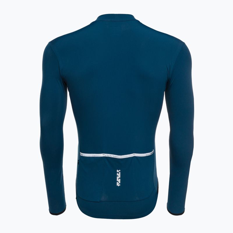 Pánska cyklistická mikina Shimano Vertex Thermal LS Jersey modrá PCWJSPWUE13MD275 2