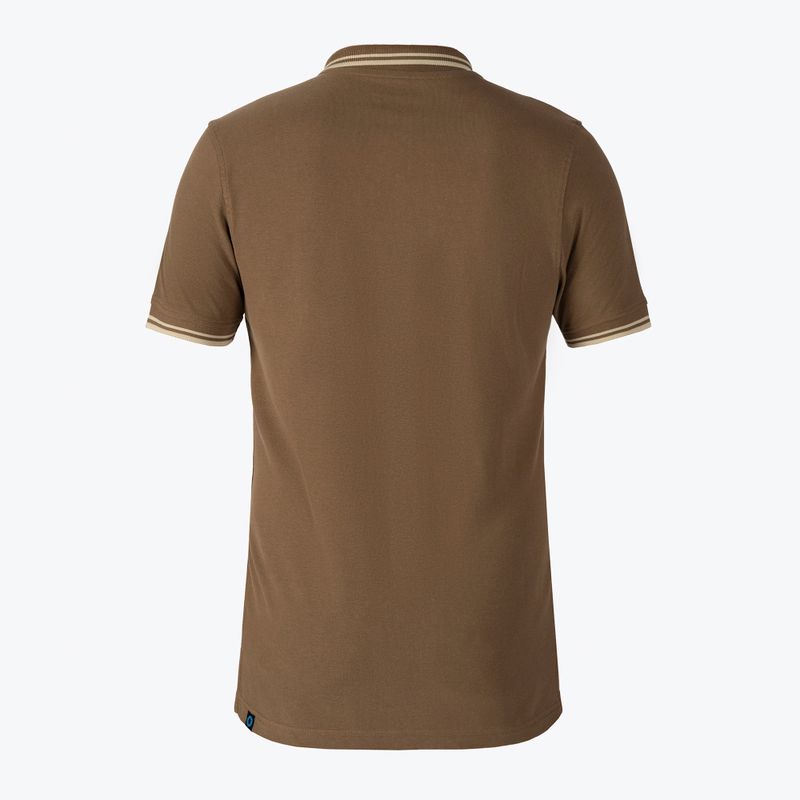 Shimano Tribal Tacnical hnedé polo tričko SHTTW17M 2
