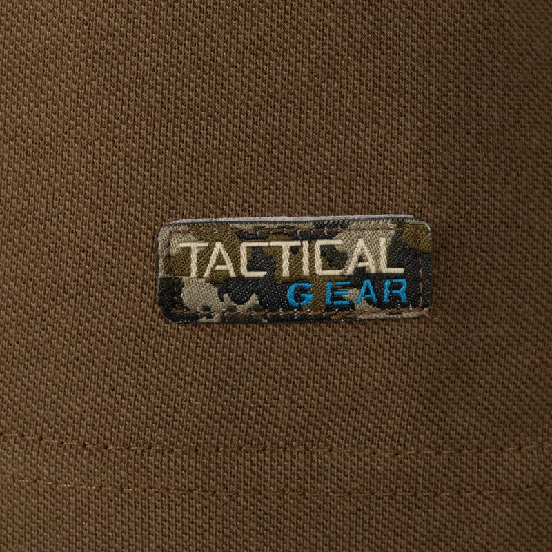 Shimano Tribal Tacnical hnedé polo tričko SHTTW17M 4