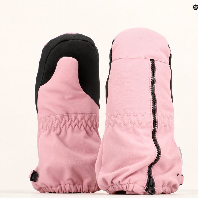 Reima Tepas Mittens detské lyžiarske rukavice šedoružové 12