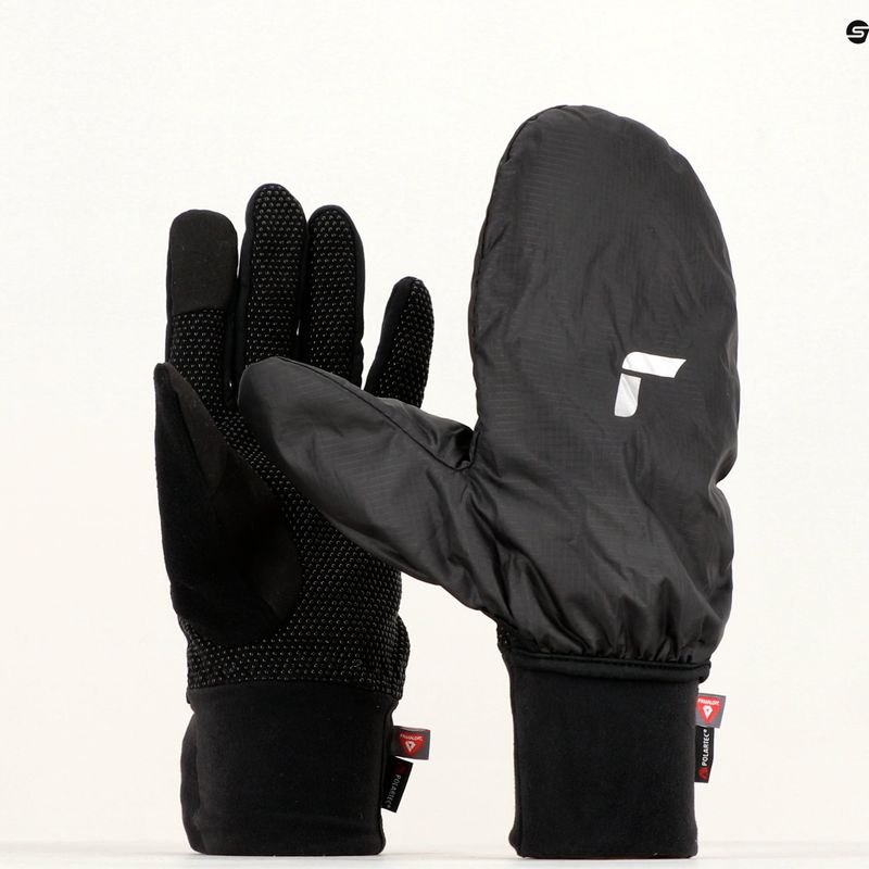 Lyžiarske rukavice Reusch Baffin Touch-Tec black/silver 12