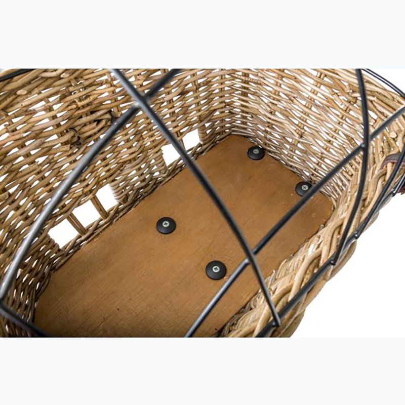 Zadný košík na bicykeľ FastRider Jale Rattan Dog Bike Basket Klickfix 57 l naturel 4