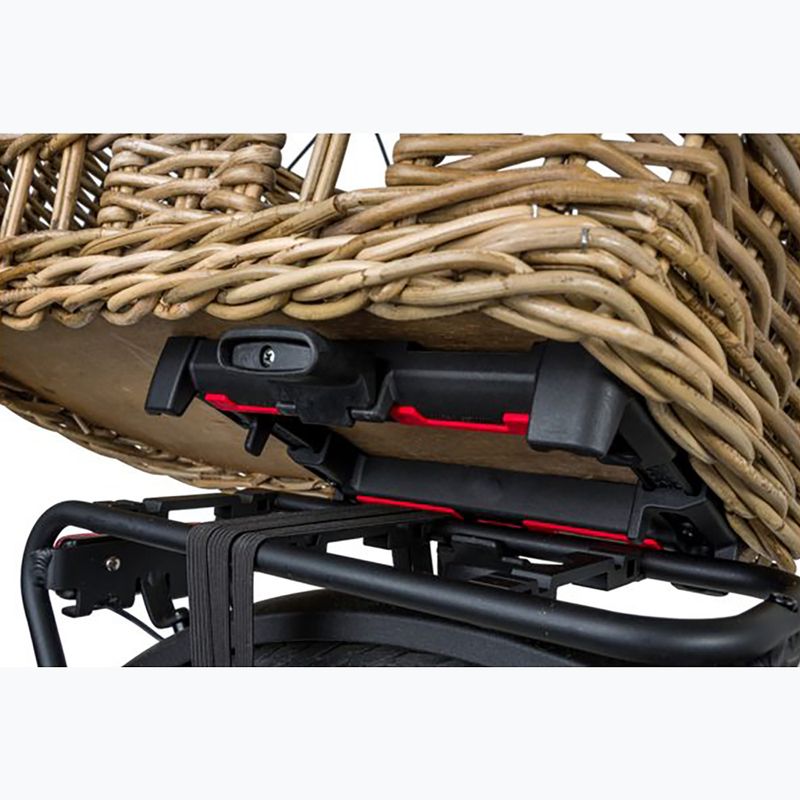 Zadný košík na bicykeľ FastRider Jale Rattan Dog Bike Basket Klickfix 57 l naturel 11