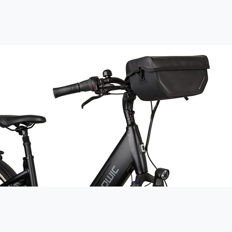 AGU Clean taška na riadidlá Klickfix M 5 l reflexná hmla 8