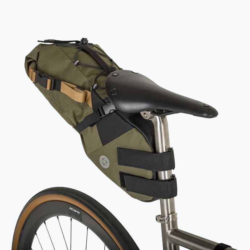 AGU Venture Seat-Pack 10 l army green podsedlová taška na bicykel 3