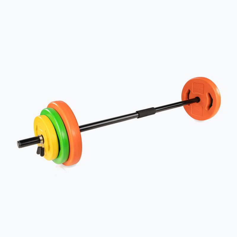 Tunturi Aerobic Pump Barbell Set 20 kg čierna