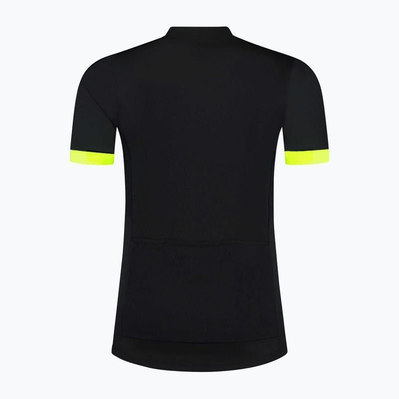 Pánske cyklistické tričko Rogelli Perugia 2.0 black/fluor 4