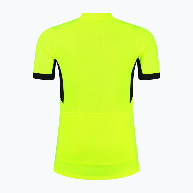 Pánske cyklistické tričko Rogelli Perugia 2.0 fluor/black 4