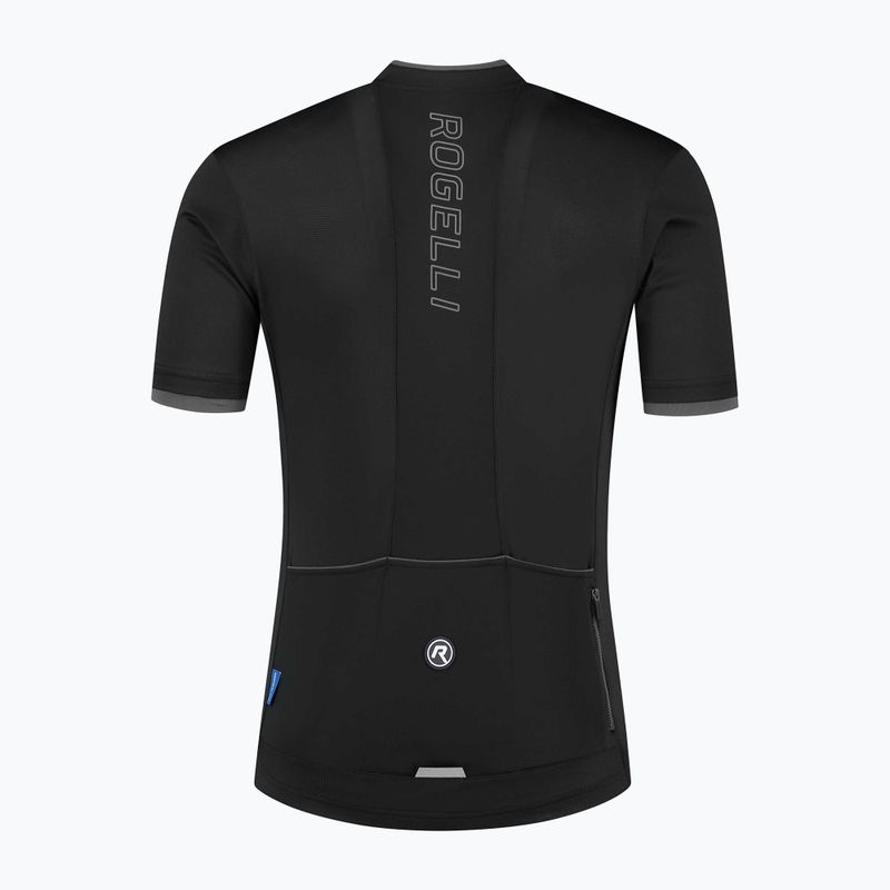 Pánske cyklistické tričko Rogelli Essential black 4