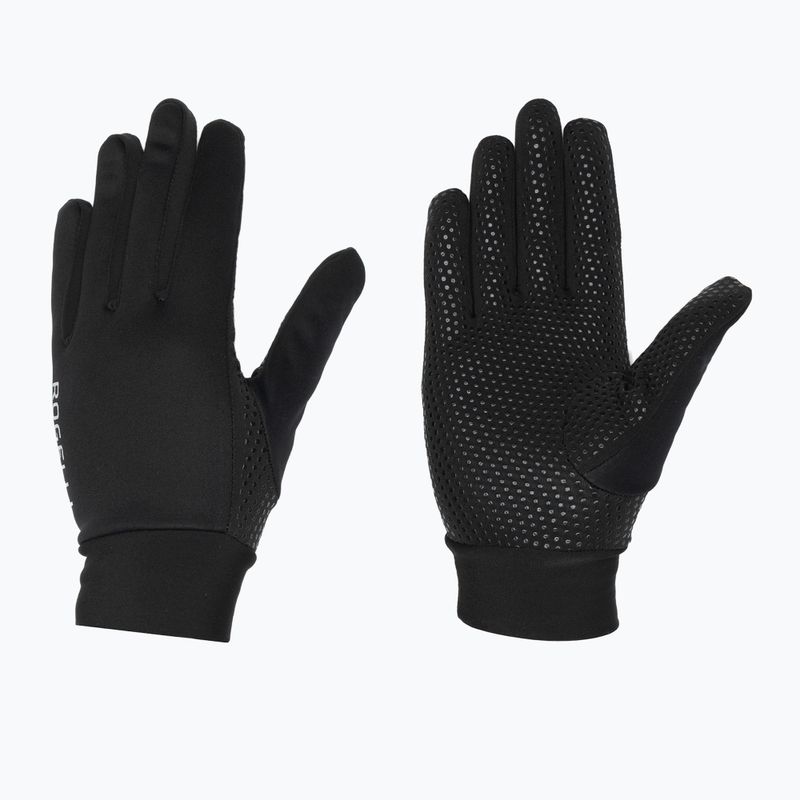 Dámske cyklistické rukavice Rogelli Laval Mid Season LW Windproof black