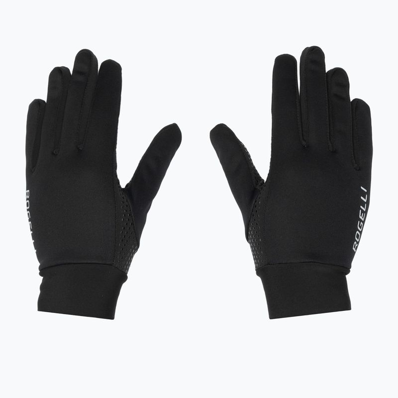Dámske cyklistické rukavice Rogelli Laval Mid Season LW Windproof black 2