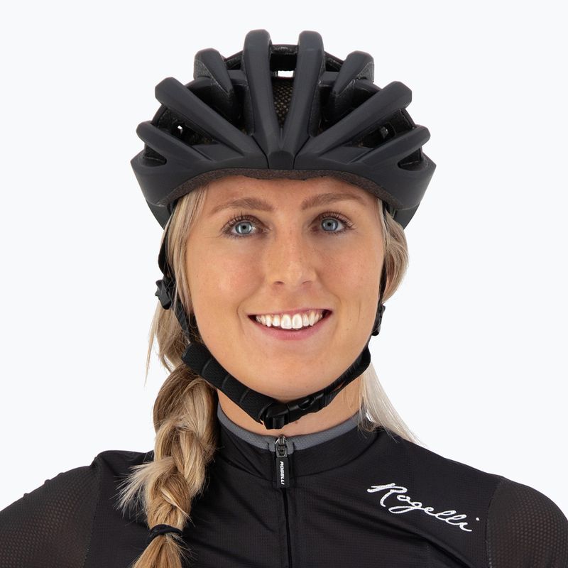 Čierna cyklistická prilba Rogelli Tecta 5