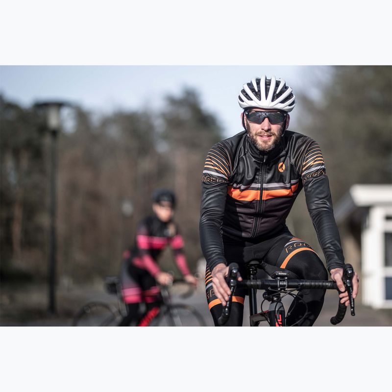 Cyklistická prilba Rogelli Tecta biela/čierna 11