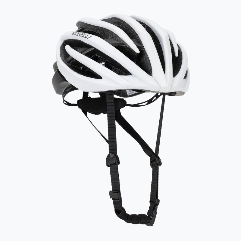 Cyklistická prilba Rogelli Tecta biela/čierna
