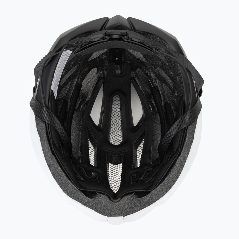 Cyklistická prilba Rogelli Tecta biela/čierna 5