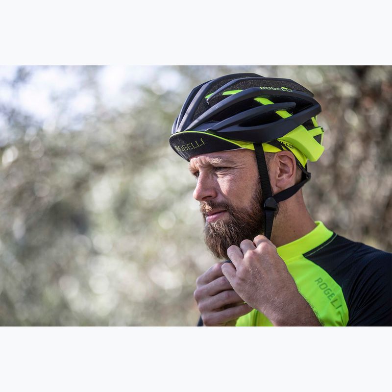 Cyklistická prilba Rogelli Tecta black/fluor 11