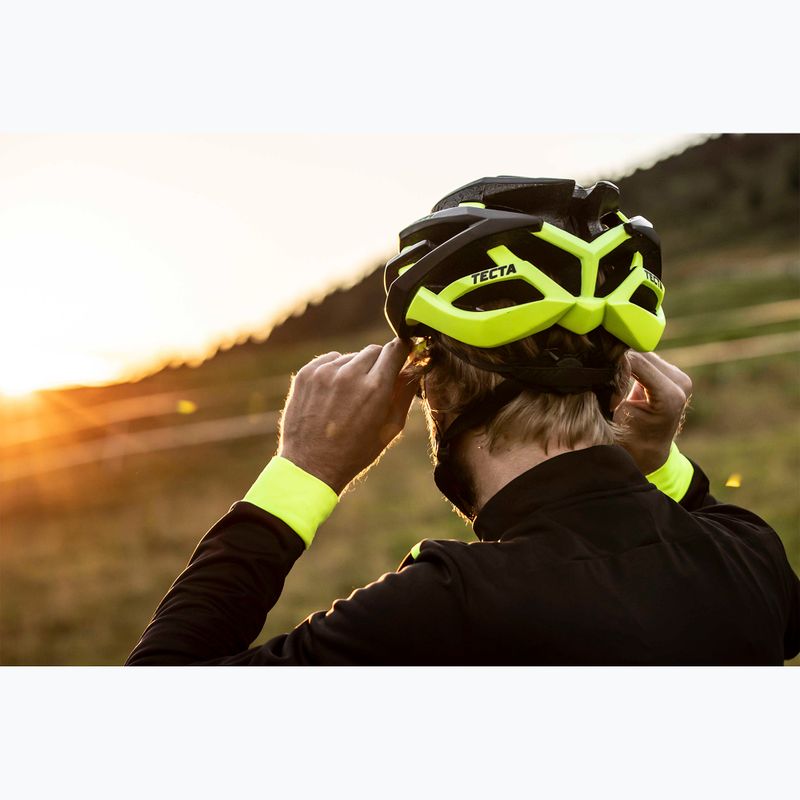 Cyklistická prilba Rogelli Tecta black/fluor 15