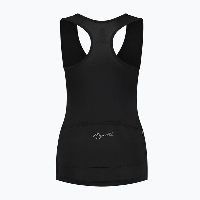 Dámske cyklistické tielko Rogelli Abbey Tank Top black 4