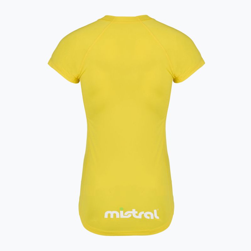 Dámske plavecké tričko Mistral Miami Lycra yellow 5