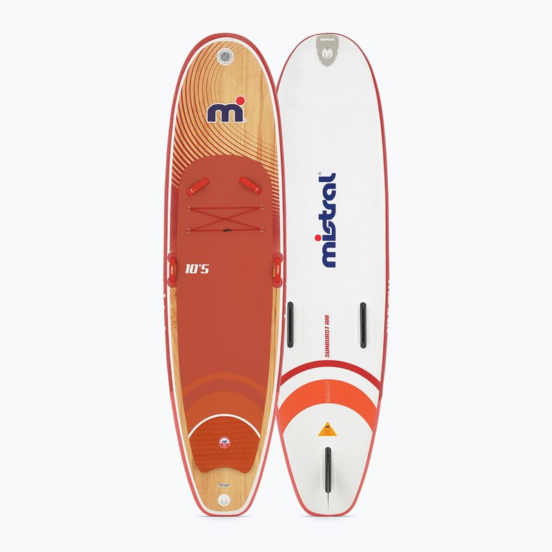 SUP doska Mistral Sunburst Air 10'5 oranžová/biela 2