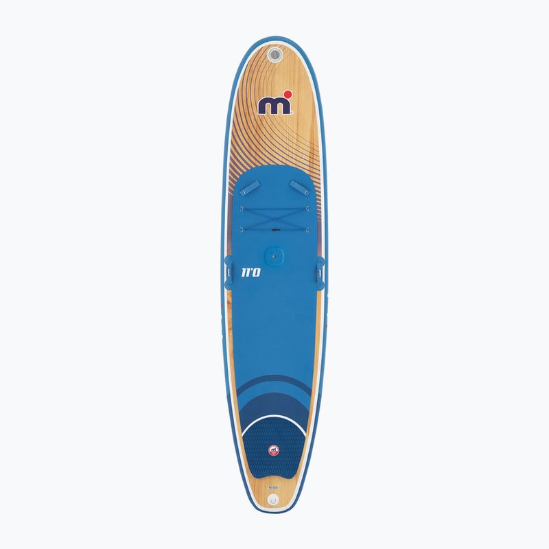 SUP doska Mistral Sunburst Air 11'0 Wood blue/white board 3