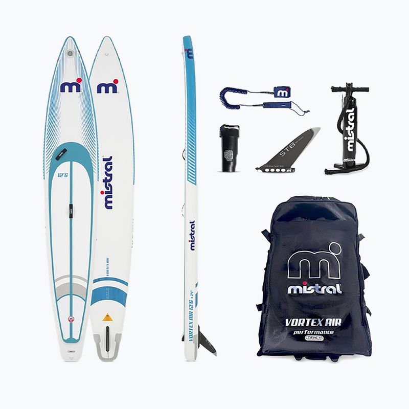 Doska SUP Mistral Vortex Air 12'6" x 24" blue/white
